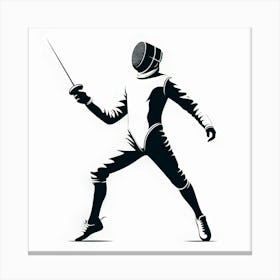 Fencer 1 Canvas Print