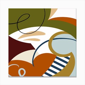 Abstract 2  Square Canvas Print