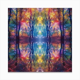 Psychedelic Forest 1 Canvas Print