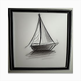 Sailboat Canvas Print