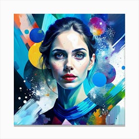 Portrait Of A Woman 7 Canvas Print