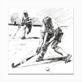 Field Hockey 10 Canvas Print