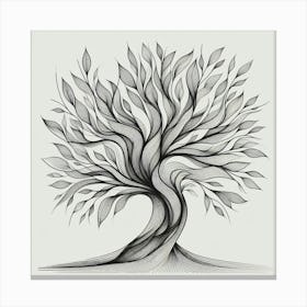 Abstract tree 7 Canvas Print