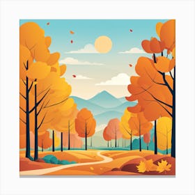 Autumn Landscape 3 Canvas Print