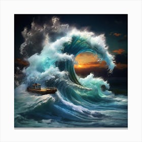 Big Wave Canvas Print