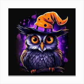 Witch Owl Canvas Print