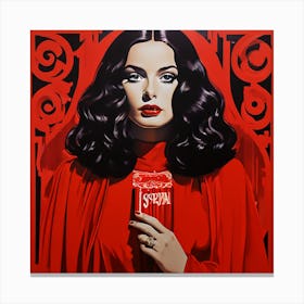 Hand Painted Suspiria Italian 1977 Dario Argento Canvas Print