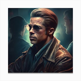 Man In A Jacket Canvas Print