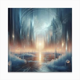 Futuristic City 14 Canvas Print