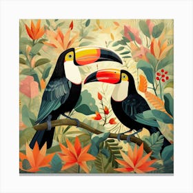 Bird In Nature Toucan 3 Canvas Print