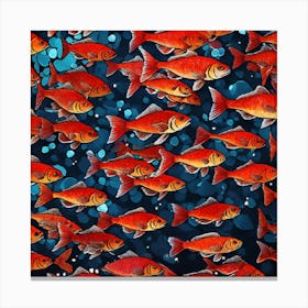 Red fish 2 Canvas Print