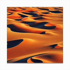 Desert Landscape Art Print (4) Canvas Print