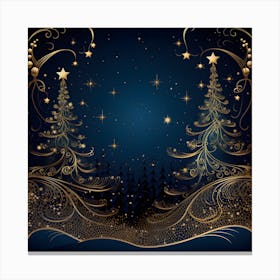 Christmas Tree Background 2 Canvas Print