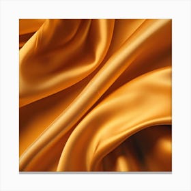 Golden Silk Background Canvas Print