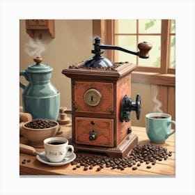 Coffee Grinder 27 Canvas Print