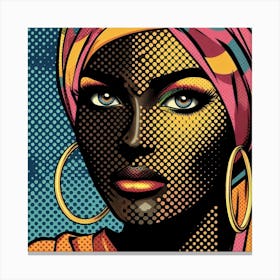 Nyasha Pop African Woman Canvas Print