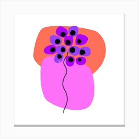 Hydrangea (Floral Smudge) Canvas Print