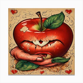 Red Apple Canvas Print