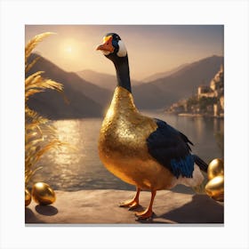 Golden Goose Canvas Print