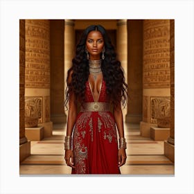 Egyptian Woman 20 Canvas Print