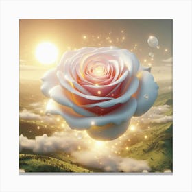 Rose In The Sky 3 Canvas Print