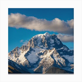 Snow Capped Mountain Canvas Print