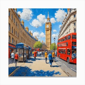 Imagining London Canvas Print