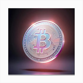 Bitcoin Stock Photos & Royalty-Free Images Canvas Print