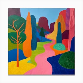 Abstract Park Collection Hangang Park Seoul 1 Canvas Print