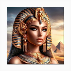 Cleopatra Portrait Artwork 40 Canvas Print