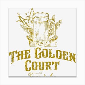 The Golden Court Canvas Print