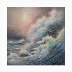 Storm at sea 1 Canvas Print