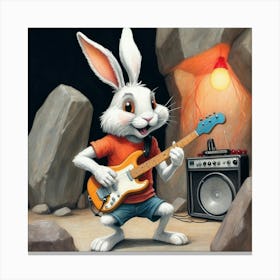 Bunny Rocker 1 Canvas Print