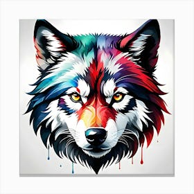 Wolf Head 7 Canvas Print