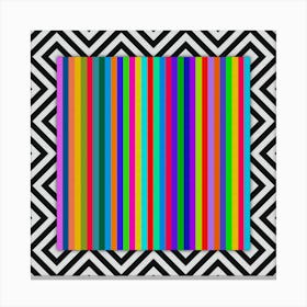 Rainbow Stripes 3 Canvas Print