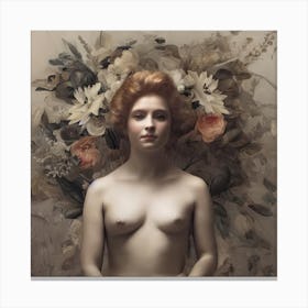 Retro Aphrodite Canvas Print