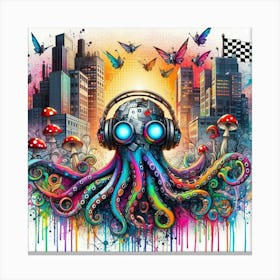 Octopus 17 Canvas Print