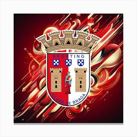 S.C. Braga Logo Wall Art 4 Canvas Print