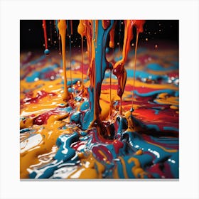 Abstract Painting Canvas Print