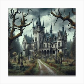 Haunted Castle Canvas Print
