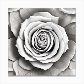 White Roses Canvas Print