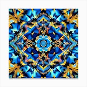 Psychedelic Mandala 34 Canvas Print