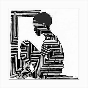 Child In A Maze Canvas Print