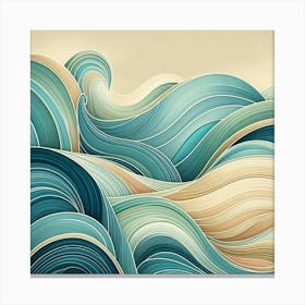 Waves Canvas Print 1 Canvas Print