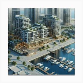 Marina Dubai 3 Canvas Print