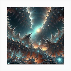 In The Middle Of A Fractal Universe 23 Canvas Print