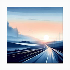 Landscape Painting 56 Canvas Print