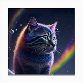 Cat Galaxy (32) Canvas Print