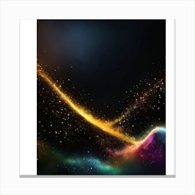 Abstract Space Background Canvas Print