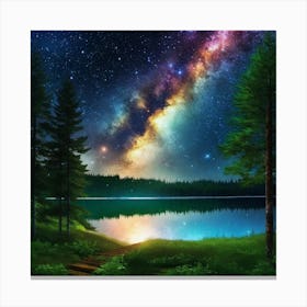 Starry Night Sky 20 Canvas Print